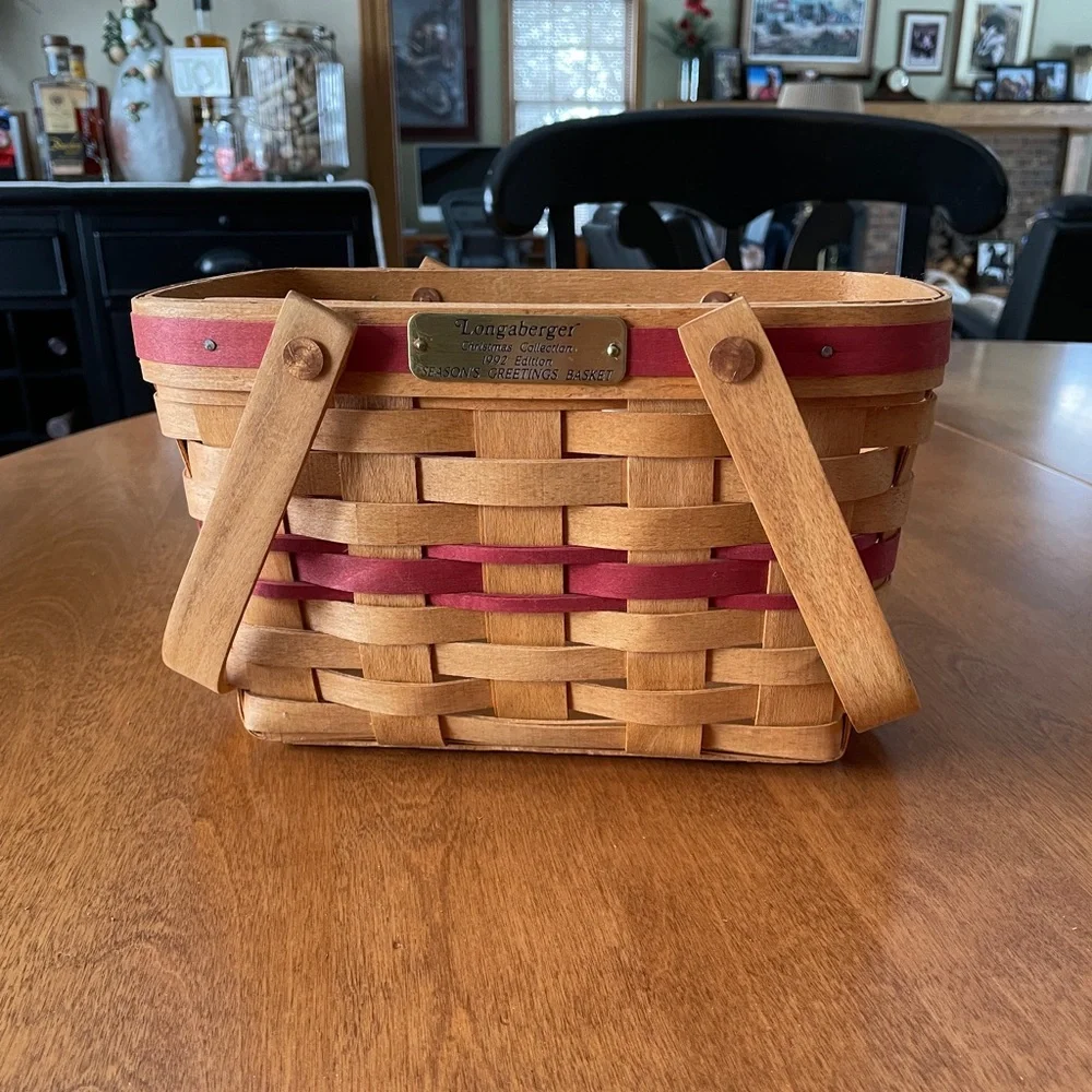 Longaberger 1992 Season’s Greetings Basket